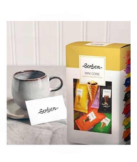 iShopping - Trend Store Sorbon Rainbow Mixed Mini Chocolate Cones Pack Of 2