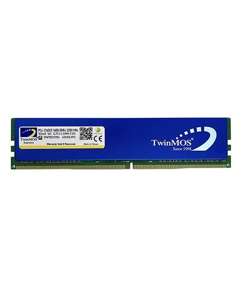 iShopping - TwinMOS 3200MHz 16GB DDR4 U-DIMM Desktop Memory (MDD416GB3200DBR)