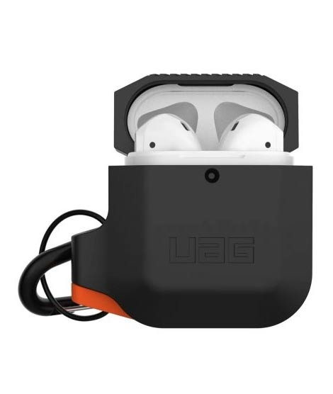 iShopping - UAG Silicone Black/Orange Case For Apple Airpods