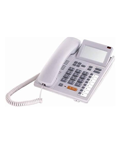 iShopping - Uniden Corded Landline Telephone White (AS7411)