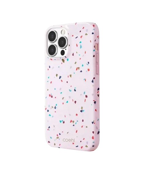 iShopping - Uniq Coehl Terrazzo Case For iPhone 13 Pro Max - Blush Pink