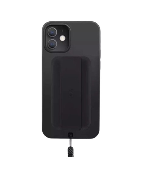 iShopping - Uniq Heldro Antimicrobial Case For iPhone 12 Mini - Midnight Black