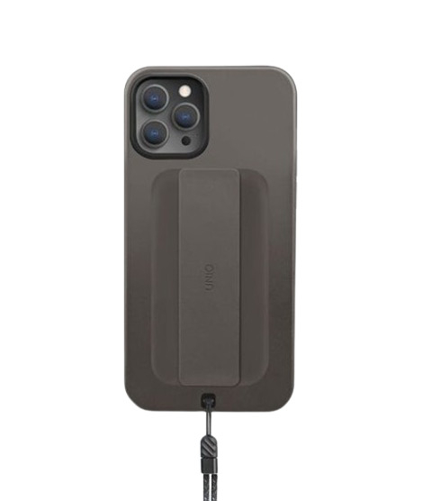 iShopping - Uniq Heldro Antimicrobial Case For iPhone 12 Pro Max - Stone Grey