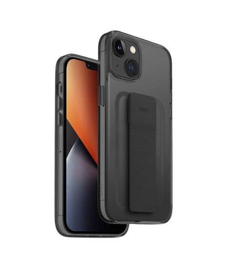 iShopping - Uniq Heldro Mount Case For iPhone 14 - Smoke