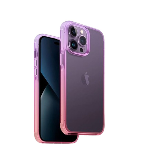 iShopping - Uniq Hybrid Combat Duo Case For iPhone 14 Pro - Pink