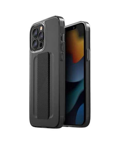 iShopping - Uniq Hybrid Heldro Case For iPhone 13 Pro - Smoke
