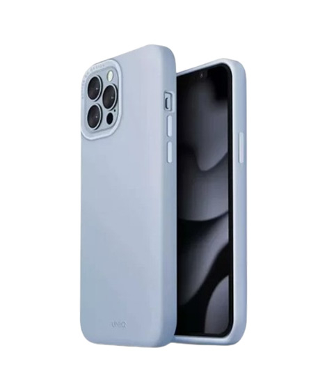 iShopping - Uniq Lino Hue Case For iPhone 13 Pro Max - Artic Blue