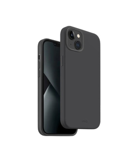 iShopping - UNIQ Lino Hue Magnetic Charging Case For iPhone 14 Plus (Charcoal Grey)