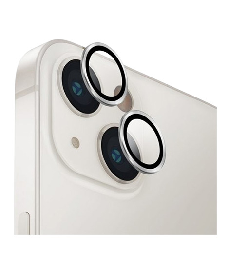 iShopping - Uniq Optix Camera Lens Protector For iPhone 14/14 Plus - Silver