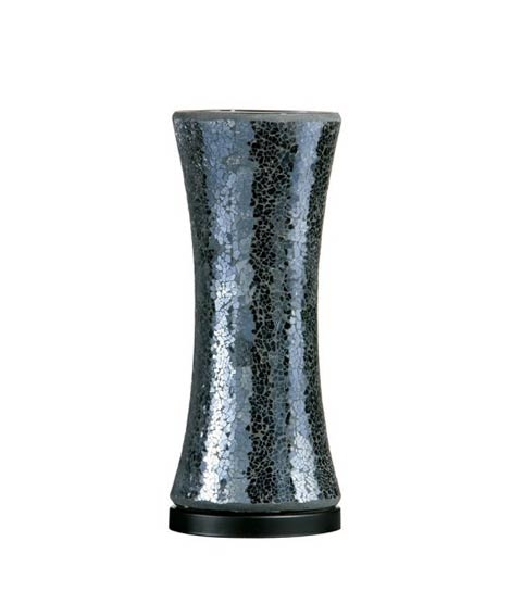 iShopping - Premier Home Mosaic Glass Lamp - Black (2501215)