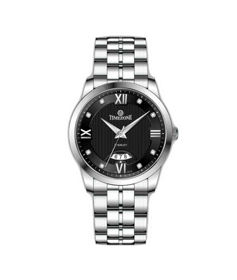 iShopping - Timezone Verve Pinnacle Watch For Men (TZ-1331)-Black