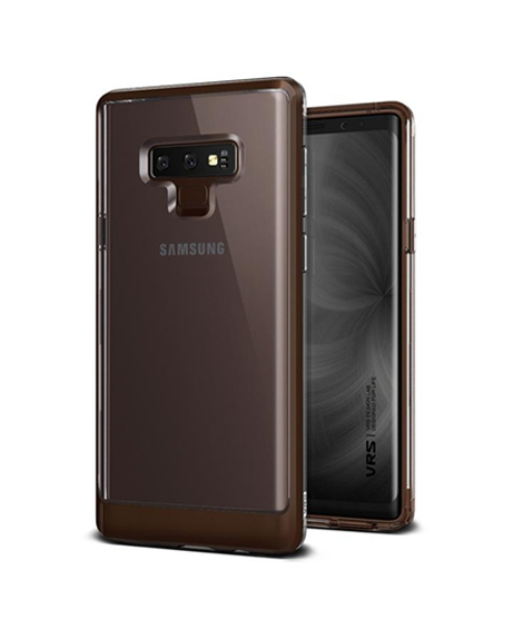 iShopping - VRS Design Crystal Bumper Brown Case For Galaxy Note 9