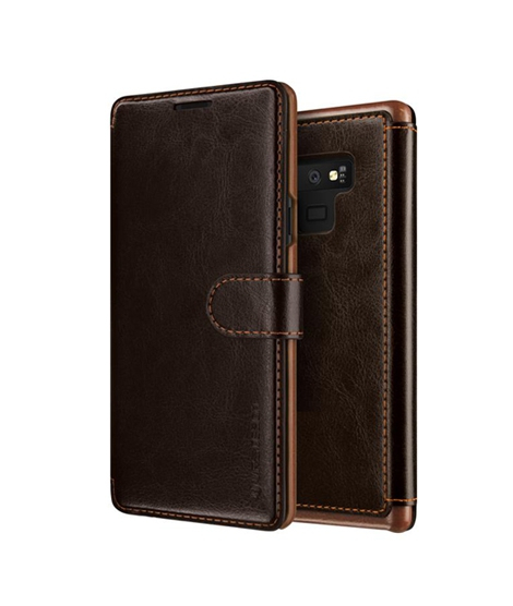 iShopping - VRS Design Layered Dandy Leather Brown Case For Galaxy Note 9