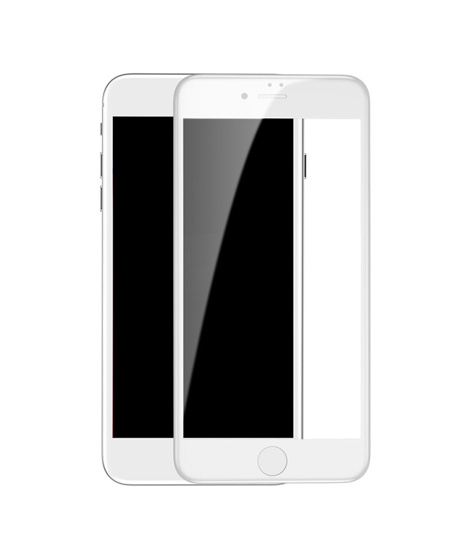 iShopping - Baseus All Screen Arc-surface Tempered Glass For iPhone 7/8 White (SGAPIPH8N-KA02)