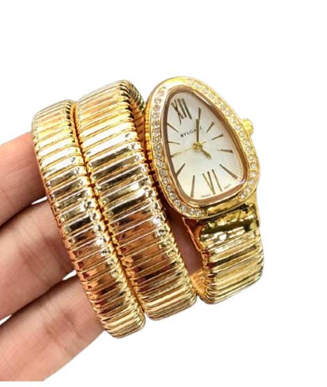 iShopping - Charming Closet Snake Style Chain Women Watch-White