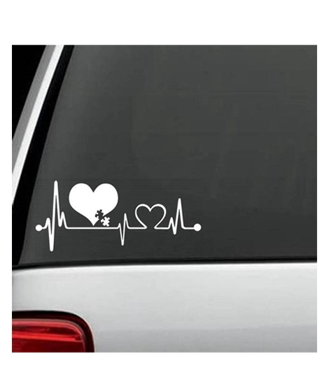 iShopping - Wish Hub Heartbeat Lifeline Car Sticker