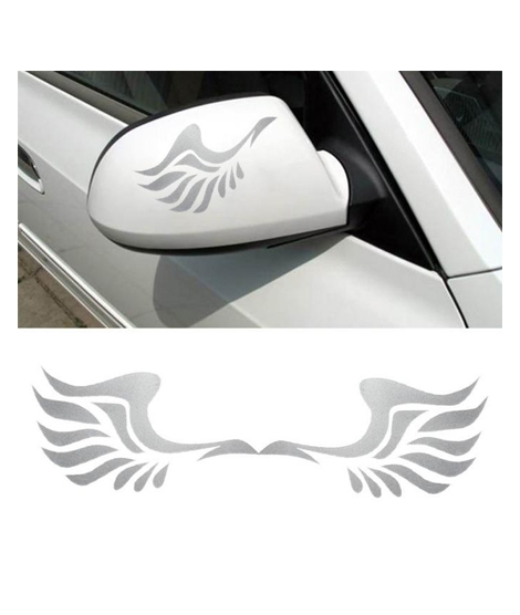 iShopping - Wish Hub Mirror Pair Of Wings Car Styling Sticker