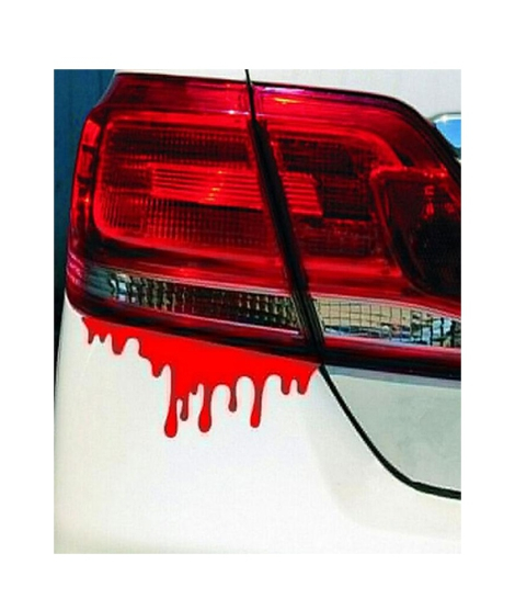 iShopping - Wish Hub Red Blood Car Light Bumper Sticker