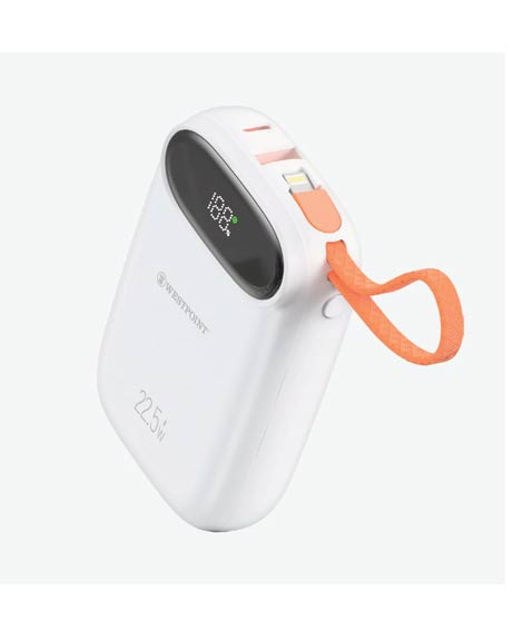 iShopping - Westpoint Digital Display 10000mAh Powerbank White (WP-1000)