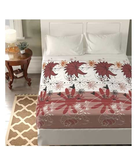 iShopping - Jamal Home King Fitted Bed Sheet Without Pillows (0077)