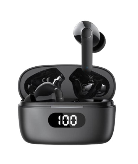 iShopping - XO G9 ENC Wireless Earbuds With Digital Display - Black