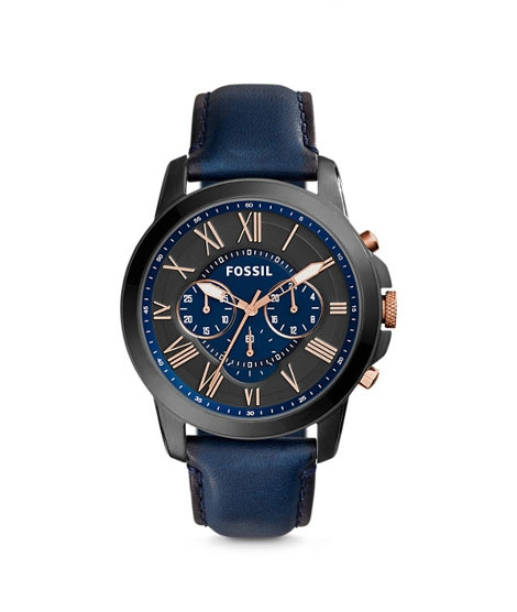 iShopping - Fossil Grant Chronograph Men's Watch Navy (FS5061IEP)