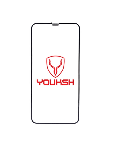 iShopping - Youksh Anti Dust Black Glass Screen Protector For iPhone X/XS