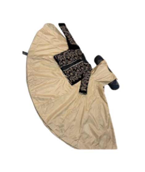 iShopping - Zamzam 2pc Embroidered Maxi Dress For Women-Brown