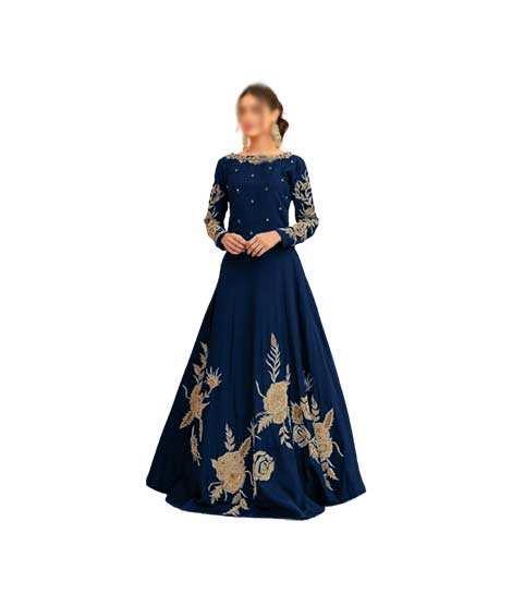 iShopping - ZamZam Shark Maxi For Women-Dark Blue