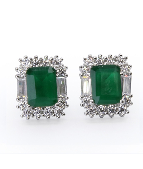 iShopping - Zed Eye Leisure Earrings For Women Green (ISE121A)