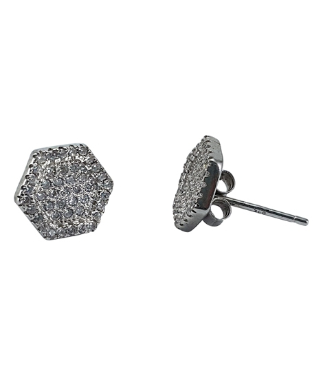 iShopping - Zed Eye White Nest Earrings For Women (ISE029)