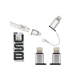 Remax USB To Lighting Data Syncing Converter For iPhone - Silver