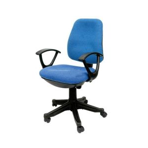 Boss Revolving Chair With Hydraulic Jack Blue (B-503-BL)