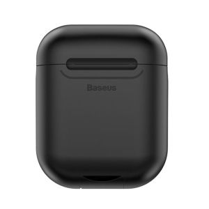 Baseus Silicone Wireless Charger Case For AirPods Black (WIAPPOD-01)