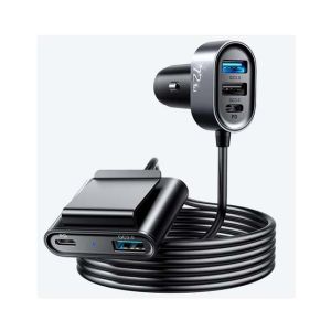 Joyroom 5 Multi Port Fast Car Charger Black (JR-CL05)