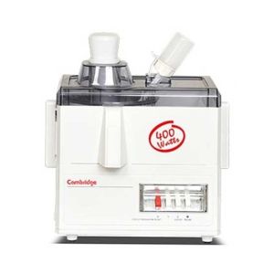 Cambridge Hard Fruit Juicer White (JE-450) With Free 2 In 1 Blender