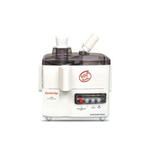 Cambridge Hard Fruit Juicer White (JE500) With Free 2 In 1 Blender
