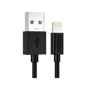Choetech 1.8m Lightning To USB Fast Charging Data Cable Black (IP0027)