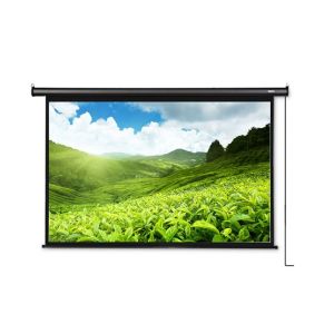 Deli Projector Screen with remote Black (50443)