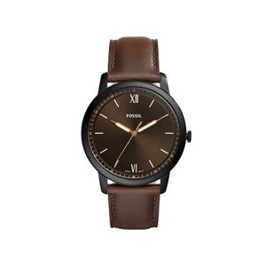 Fossil Minimalist Three-Hand Men's Watch Brown (FS5551)