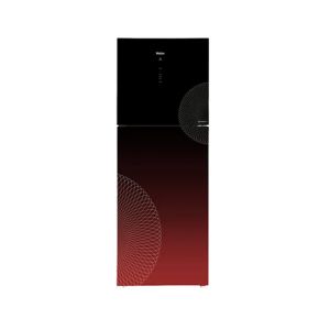 Haier Glass Door Inverter Freezer-on-top Refrigerator 10 Cu Ft HRF-316IA)-Red