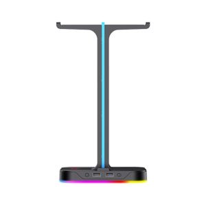 Havit RGB Headset Stand With Dual Hanger & 2 USB Ports (TH650)