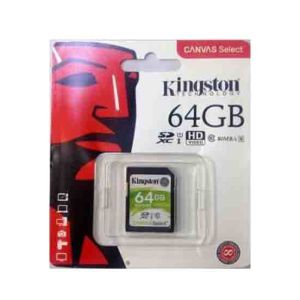 Kingston 64GB Convas MicroSDHC Class 10 Memory Card