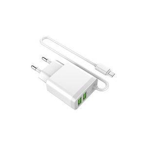 LDNIO Dual USB Port Fast Charger (A321)