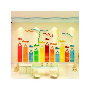 LookNBuy Colorfull Pencils Wall Art (0030)