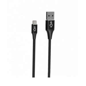 Loud Nylon Braided Fast Charging Data Cable For Type C Black (C240)