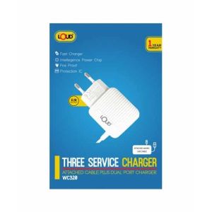Loud Three Service Dual Port Charger (WC320)