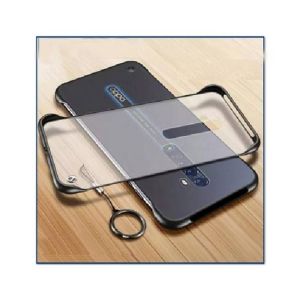 MISC Frameless Design Transparent Black Case For Oppo Reno 2F