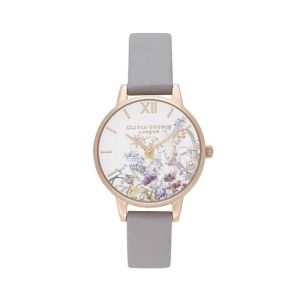Olivia Burton Enchanted Garden Women's Watch Grey (OB16EG150)