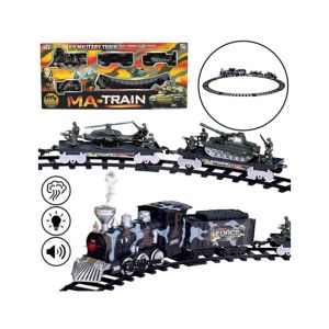 Planet X Military Electric Train With Circle Track (PX-11694)
